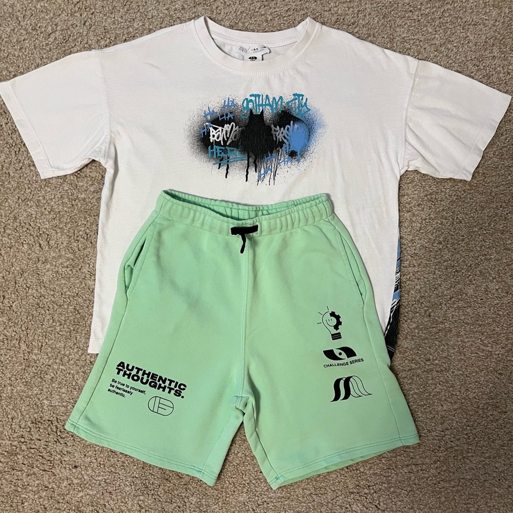 Zara shirt and shorts